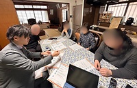 「家族未来会議」の様子（㊧が柴田氏）＝画像を一部加工しております