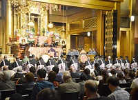 大谷門主の親修で営まれた慶讃法要（15日）