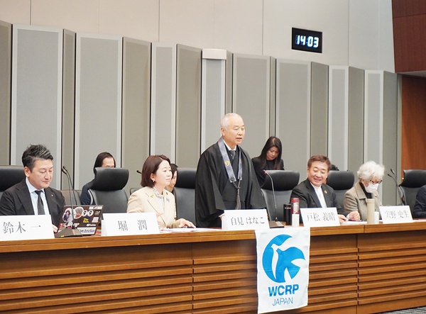 「人身売買は人間の尊厳に対する一番の侵害」と訴える戸松理事長