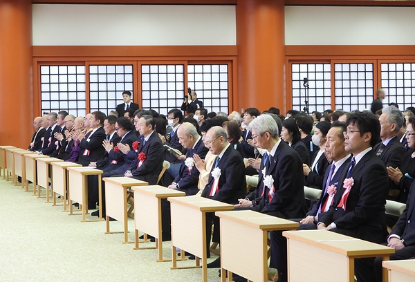 念法眞教大会に出席した宗教者・信仰者ら