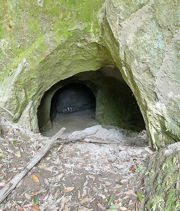 鹿児島市に残されている雀ケ宮かくれ念仏洞＝法灯会提供