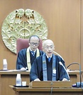 「真宗本廟と大谷祖廟は『両廟』として護持されてきた」と述べる木越渉宗務総長