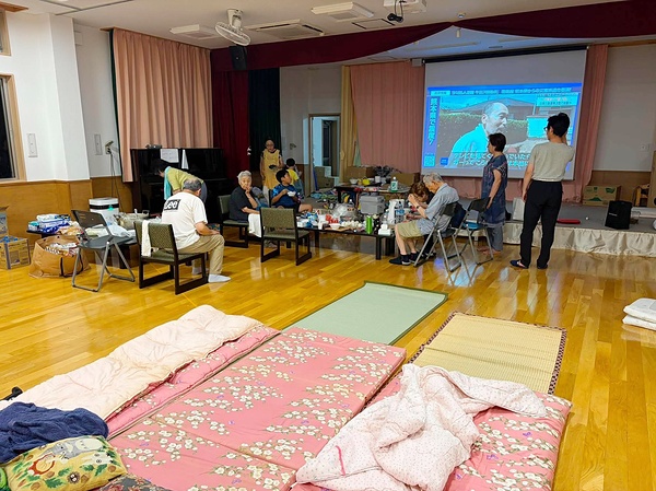 避難者を受け入れた宇土市の浄土真宗本願寺派法教寺＝同寺提供