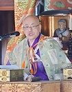 「利他」とともに「他を生かすことが大切」と説く藤里住職